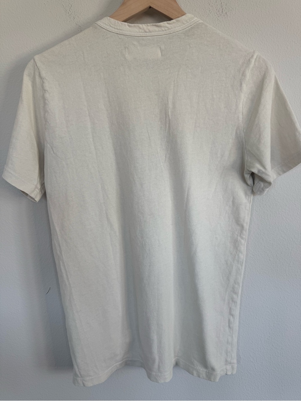 Imogene + Willie Heart Graphic Tee Small Cream Red Made In USA 100% Cotton - Picture 8 of 10